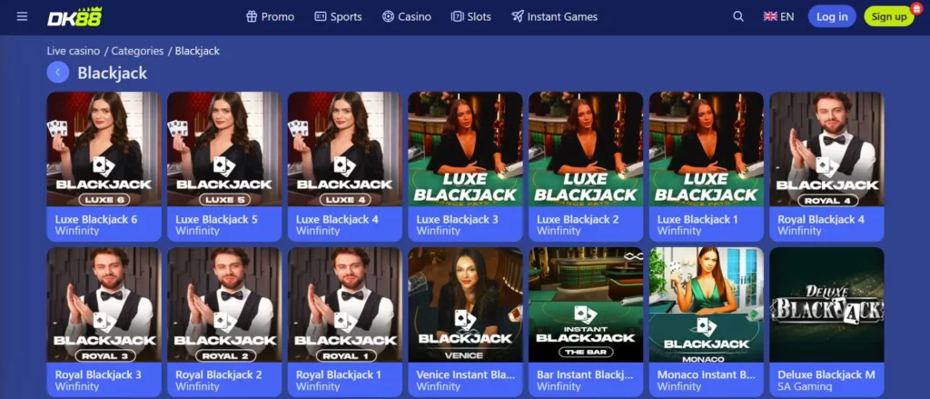 Live Blackjack and Roulette at Dashking88